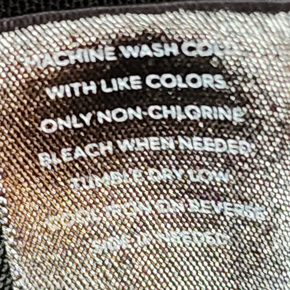 Simply Vera Vera Wang Black Poly Span Velvet Soft Stretch Dress Legging Size XL - Picture 16 of 16